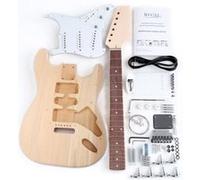 Rocktile Kit guitare électrique ST-style – corps paulownia, manche érable, touche palissandre