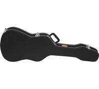 Rocktile Étui Guitare Deluxe E-Guitare - Similicuir, Doublure Douce, Compartiment Intégré, Poignée, Fermeture À Clé - Dimensions Intérieures (LxPxH) : 104,5 x 35 x 8 cm - Noir