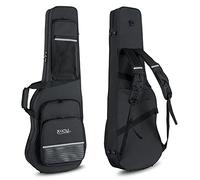 Rocktile Étui Léger pour Guitare Électrique, Poignée Auto-agrippante | Poids propre très faible avec stabilité extrême, Tissu extérieur déchirure- et étanche, Rembourrage thermique haut de gamme