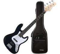 Rocktile Fatboy II basse électrique noire, y compris gigbag