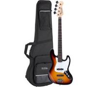 Rocktile Fatboy II E-Bass Sunburst Set incl. Étui Léger