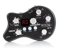 Rocktile GP-10 Multi-effets Guitare/Amplificateur Casque (8 types d'effets et lecteur Drum Loop avec 40 rythmes, clip ceinture, alimentation secteur/piles)