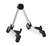 Support Stand de Guitare Universelle Basse Electrique Acoustiqe Pliable Argenté
