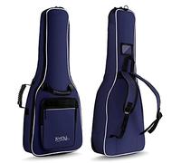 Rocktile Housse Classique 1/2 (gigbag rembourré, Harnais Sac à Dos, 2 Poches extérieures) Bleu