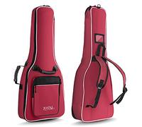 Étui Souple Housse pour Guitare Acoustique Classique 1/2 Bordeaux Rembbourrage