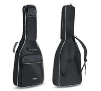 ROCKTILE HOUSSE POUR GUITARE 4/4 CLASSIQUE SAC NOIR AVEC BRETELLES DE LUXE NEUF
