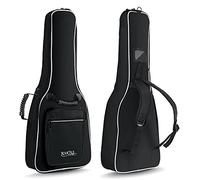 Rocktile Housse pour guitare classique 1/2 - rembourré avec bretelles (noir)