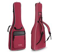 Rocktile Housse pour guitare classique - rembourré avec bretelles (couleur: bordeaux)