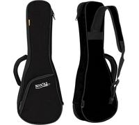 Housse pour Ukulélé Soprano Etui Gigbag Rembourrage Transport Noir Orange