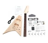 Kit Guitare Électrique Rocktile RR-Style, Corps: acajou, Mécaniques DieCast | Kit de guitare électrique "Do-it-yourself", Manche: acajou vissé, Touche: palissandre, Mensure: 25" (635 mm), Poids: 2, 9 kg