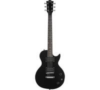Rocktile Guitare élec. LP-100, corps tilleul, manche vissé érable, touche palissandre, noir brillant