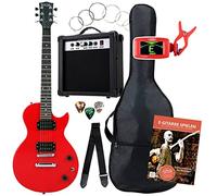 Rocktile L-Pack Set Guitare Électrique Rouge in mplificateur, Housse