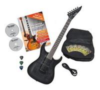 Rocktile Pro J150-TB Guitare électrique Transparent Black avec accessoires