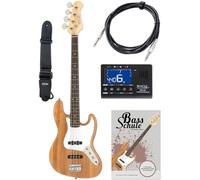 Rocktile Pro JB-30PR Ashwood E-Bass Nature Set, Basse, E-Bass Jazz-Style