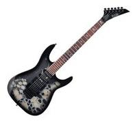 Rocktile Guitare électrique Pro JK150-BSK 2 micros Touche palissandre Corps tilleul Skull