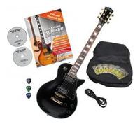 Rocktile Pro L-200BK Deluxe Guitare électrique Black avec accessoires
