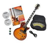 Rocktile Pro L-200OHB Guitare Électrique Orange Honey Burst Set, 9 kg | Modèle: L-200OHB, Série: Rocktile Pro, Poids: env. 3, 9 kg, Nombre de cordes: 6, Orientation: droitier, Corps: Acajou