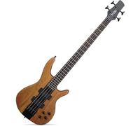 Rocktile Basse électrique LB104-N – 4 cordes, corps tilleul, manche érable, 2 humbuckers, naturel