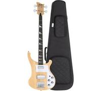 Rocktile Pro RB-400N Lumberjack E-Bass naturel Set avec housse