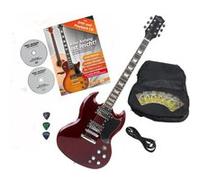 Rocktile Pro S-R Guitare électrique Heritage Cherry avec accessoires G