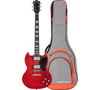 Rocktile Pro S-Red Guitare Électrique Heritage Cherry Set Avec Housse