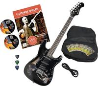 Rocktile Pro ST60-SK Guitare Électrique Skull Set avec Accessoires