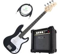 Rocktile Puncher Basse électrique noire avec Amplificateur Set