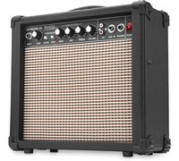 Rocktile Scream 15 Ampli de guitare mini combo - Amplificateur 15 watts, 2 canaux - Portable, entrée AUX pour MP3/CD, égaliseur 3 bandes, prise casque