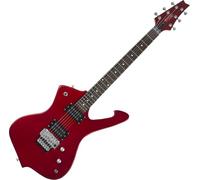 Rocktile Sidewinder E-Guitar - Rocktile Heavy-Series - Corps : Tilleul - 2 Humbucker Pickups - 22 Frettes - Tremolo Style FR - Rouge