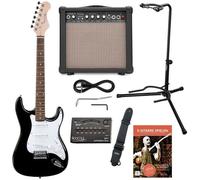 Rocktile Sphere Classic Guitare Électrique Noir + École de Guitare
