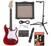 Rocktile Sphere Classic Guitare Électrique Rouge + École de Guitare G