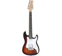 Rocktile Sphere Junior Guitare Électrique 3/4 Sunburst, Corps: acajou | Modèle: Sphere Junior, Guitare pour enfants en taille 3/4 (âge env. 8-14 ans), Manche: érable vissé, 22 frettes medium, 1 kg