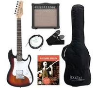 Rocktile Sphere Junior Guitare Eléctrique 3/4 Sunburst SET avec ampli, cable et sangle