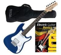 Rocktile Sphere Junior Guitare Électrique 3/4 Bleue + École de Guitare