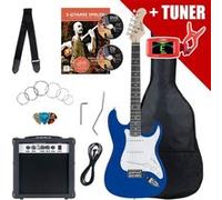 Rocktile ST Pack Guitare électrique set Blue y compris amplificateur, sac, accordeur, câble G