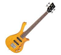 Rocktile TB-4 NHS Traveler E-Bass - Basse électrique 4 cordes au format voyage - Corps : Aulne, Manche : Érable - Touche : Technical Ebony - 2 micros single coil - Natural Honey Stain