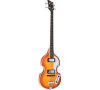 Rocktile VB-1 "Sir Paul" Vintage Beatbass Sunburst, Corps Hollow Body | Corps bombé en tilleul, Table en érable flammé, Bande auto-agrippante crème sur le corps, Manche collé en érable, Forme C