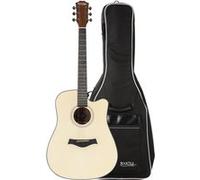 Rocktile WSD-101C NT Guitare acoustique folk, dreadnought Set compris gigbag G