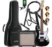 Rocktile Youngster YS-1BK 3/4 Pack Guitare Électrique avec Ampli 15 W, Noir