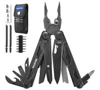 ROCKTOL Outil multifonction VG-10 Blade 29 en 1 avec coupe-fil remplaçables et scie, kit d'outils multifonctions en acier inoxydable robuste et gaine en nylon pour le camping et la survie pour homme