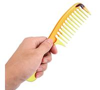 RockVOQRN Peigne de coiffure démêlant à dents larges pour cheveux lisses corps de peigne épais résistant aux hautes températures adapté aux cheveux épais et longs