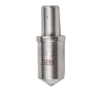 Rockwell Testeur de dureté en acier - 3 pointes sphériques à bille - Matériau WC de 27 mm - Pour acier traité thermiquement à haute dureté et modèles -1/-2, argenté (-3)