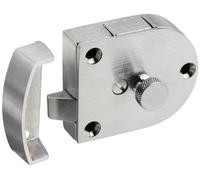 Rockwood 602.26d Fonte Laiton Loquet de portail, 2-3/20,3 cm Largeur x Hauteur 5,1 cm, 2-3/10,2 cm Strike Largeur x longueur de 5,1 cm Strike, Satiné clair Finition Revêtement