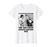 Rocky Attrape Un éclair graissé T-Shirt, Femme, Blanc, XS