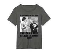 Rocky Attrape Un éclair graissé T-Shirt, Femme Grandes Tailles, Asphalte, 6X