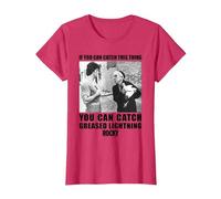 Rocky Attrape Un éclair graissé T-Shirt, Femme, Rouge Chiné, M