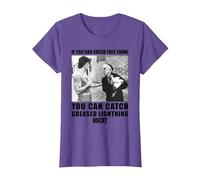 Rocky Attrape Un éclair graissé T-Shirt, Femme, Violet Chiné, M
