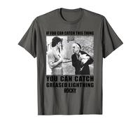 Rocky Attrape Un éclair graissé T-Shirt, Homme, Asphalte, M