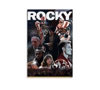 Rocky Balboa Classic Movie Poster sur toile Décoration pour salon Poster fille chambre à coucher Peinture murale moderne Home Boy Chambre Décoration Impression Peinture 50 x 75 cm