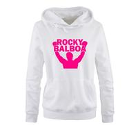 Rocky BALBOA II Sweat à capuche pour femme Uni S - XL Couleurs : - Blanc - Large